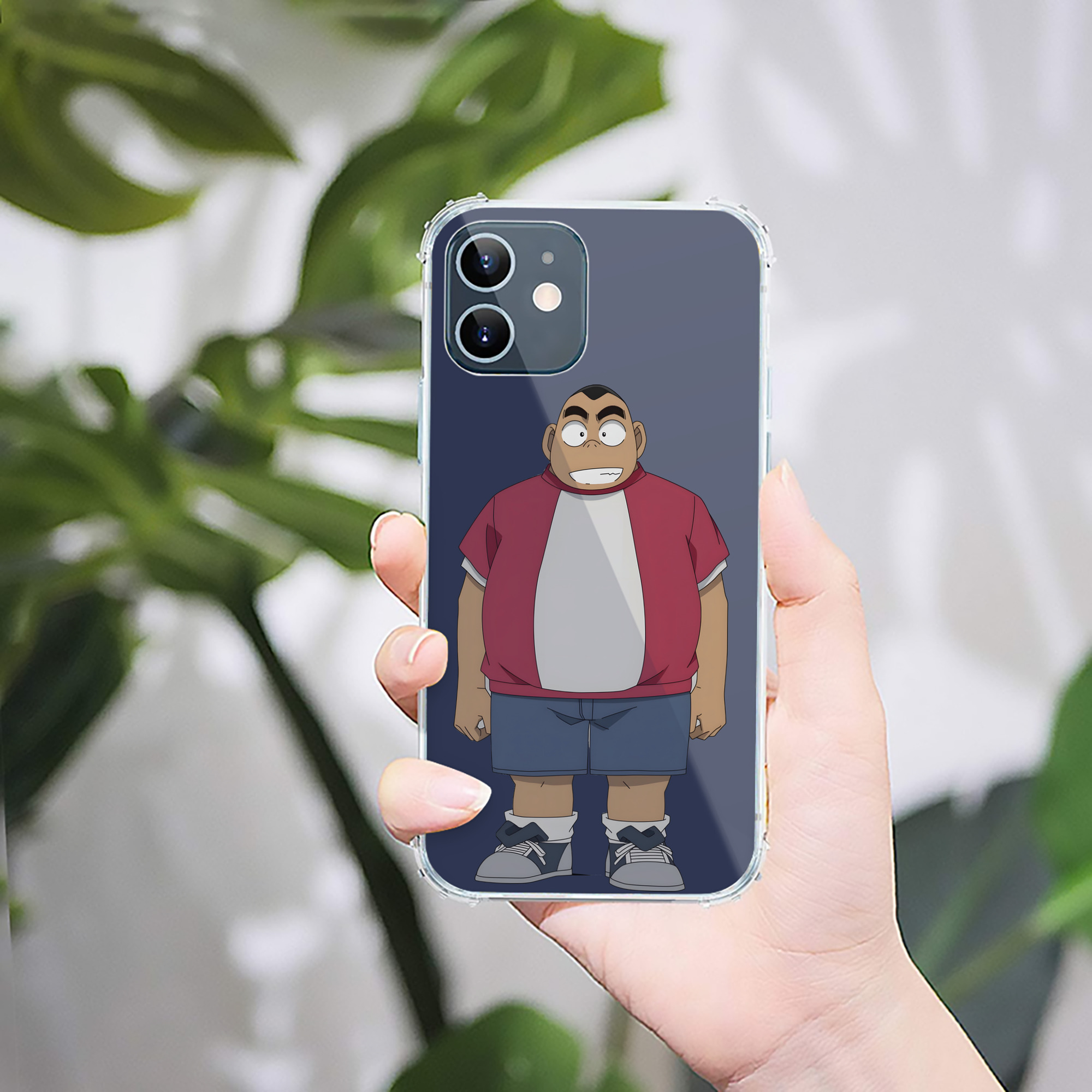 （画像用） 名探偵コナン 小嶋 元太 こじま げんた Detective Conan Kojima Genta 【iPhone 12シリーズ対応】透明スマホケース（クリアソフトケース）
